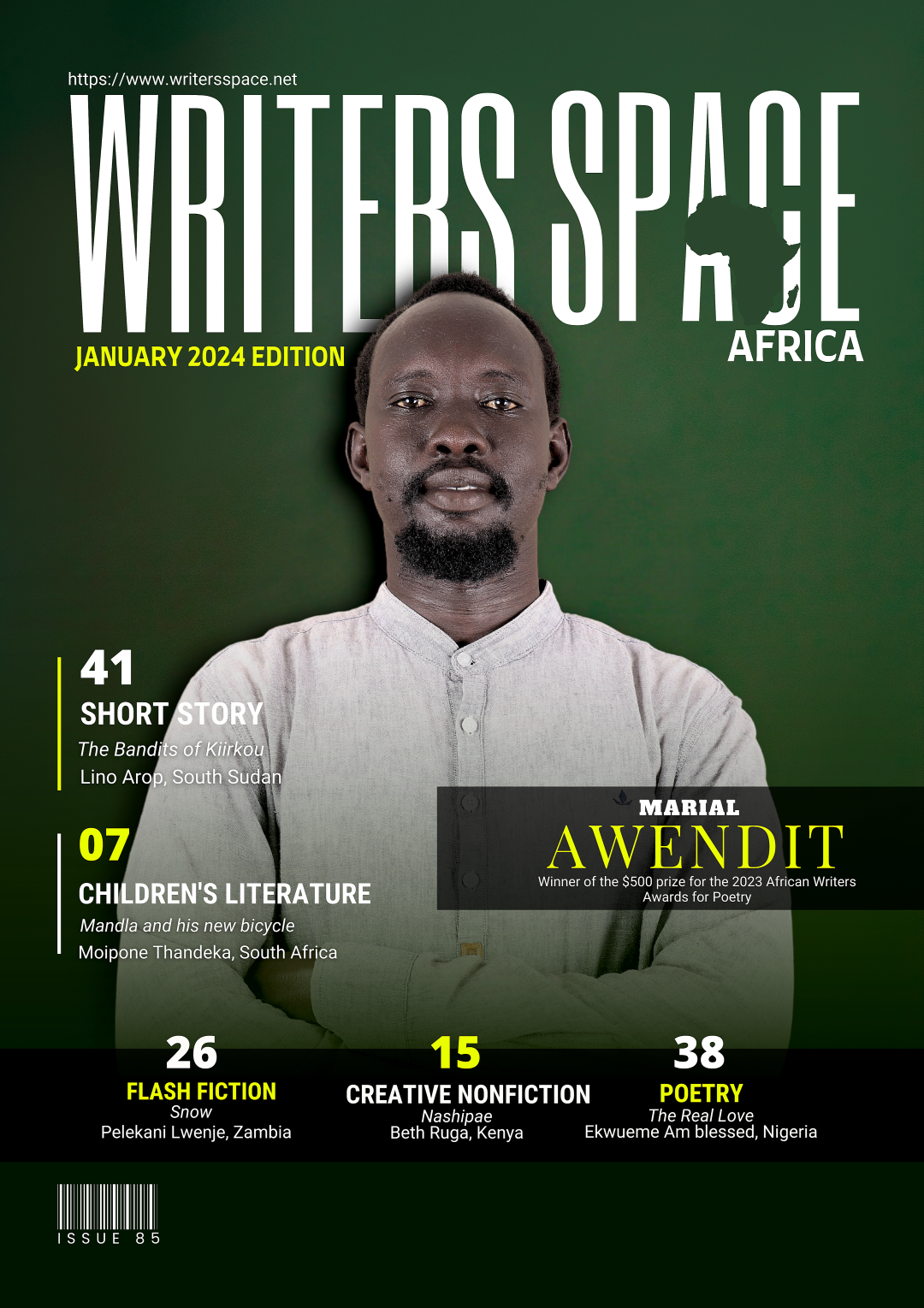 WSA Literary Magazine - January 2024 Edition Cover