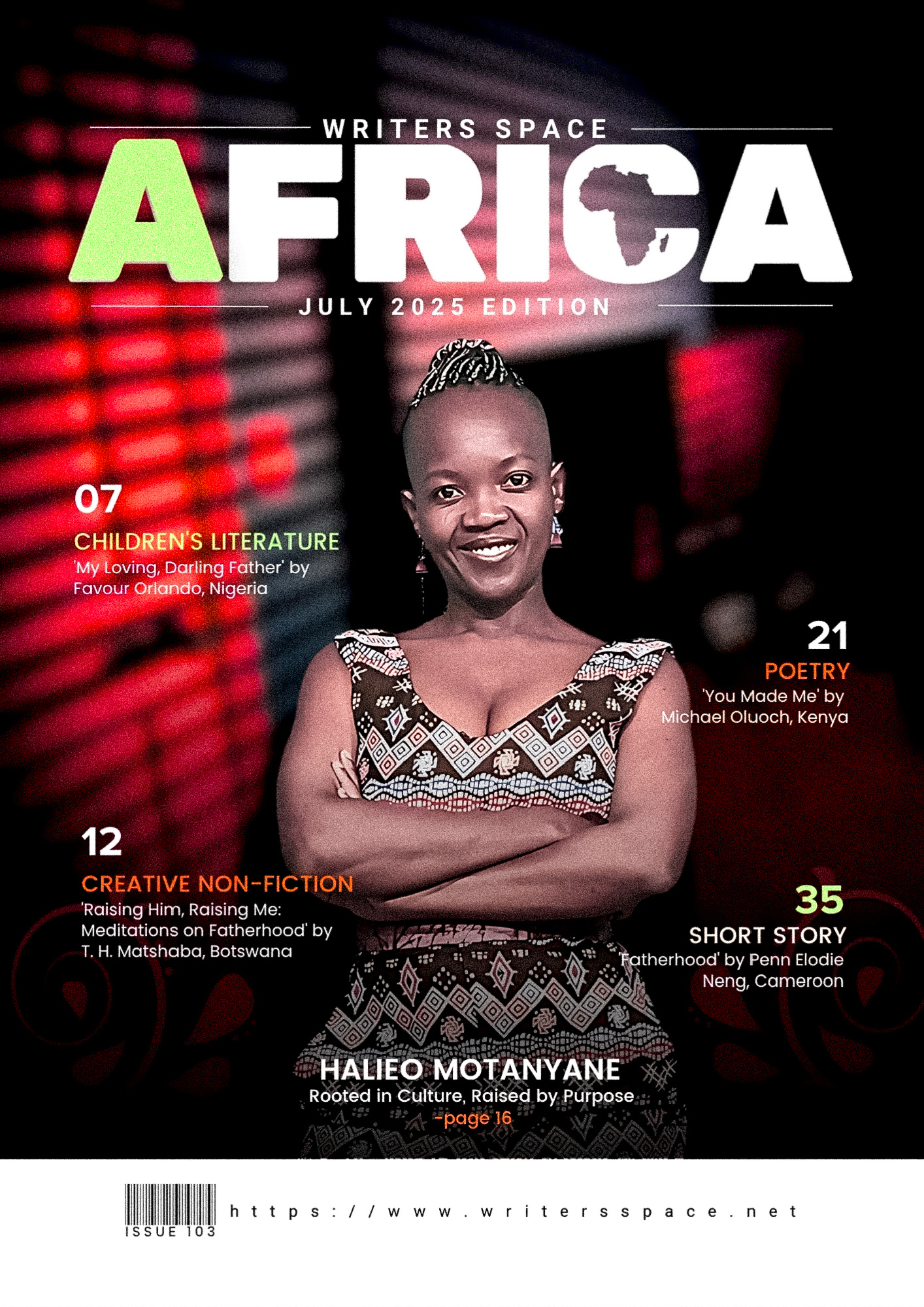 WSA Literary Magazine - July 2025 cover